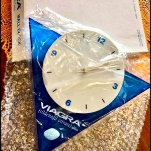 NEW IN BOX - Blue Clock